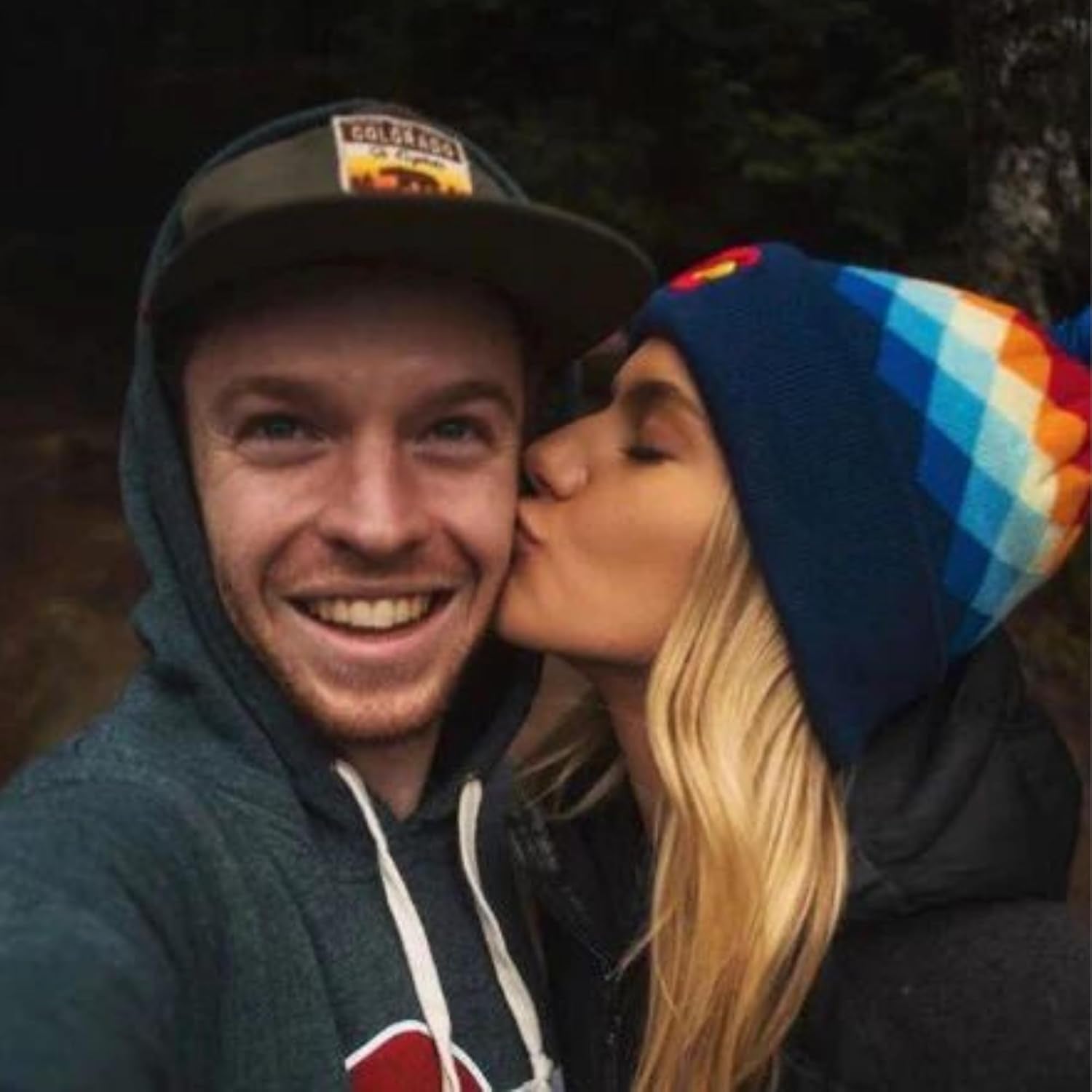 Argyle Colorado Pom Pom Beanie - Mountain Winter Hats for Men or Women, Rainbow Warm Stocking Stuffers Ski Caps