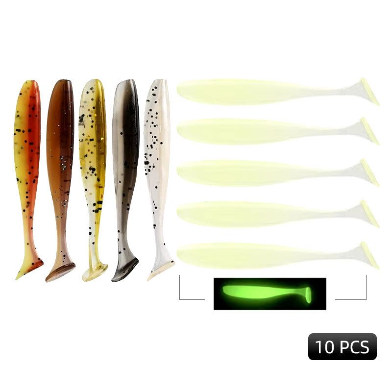 Easy Shiner Fishing Lures 50Mm 65Mm 75Mm 100Mm Wobblers Carp Fishing Soft Lures Silicone Artificial Plastic Baits