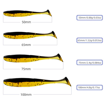 Easy Shiner Fishing Lures 50Mm 65Mm 75Mm 100Mm Wobblers Carp Fishing Soft Lures Silicone Artificial Plastic Baits