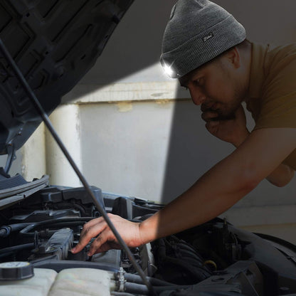 Unisex Beanie with the Light Gifts for Men Dad Father USB Rechargeable Caps