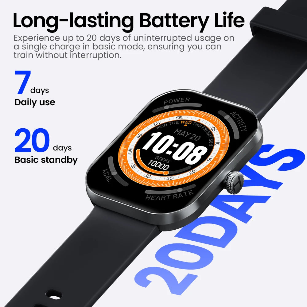 Watch S6 Voice Calling Smart Watch Men Health Monitoring IP68 Waterproof Smart Notifications Voice Assistant Smartwatch
