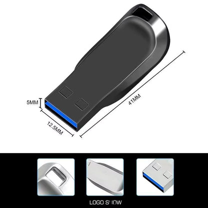 High-Speed USB Flash Drive 128GB 64GB 32GB 16GB USB 3.0 Pendrive Memory Stick for Data Storage and Transfer